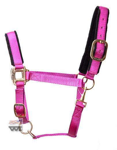 Tuff Stuff Halter, Raspberry