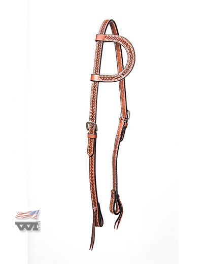 TOOLED ONE EAR HEADSTALL      OE-AG-131