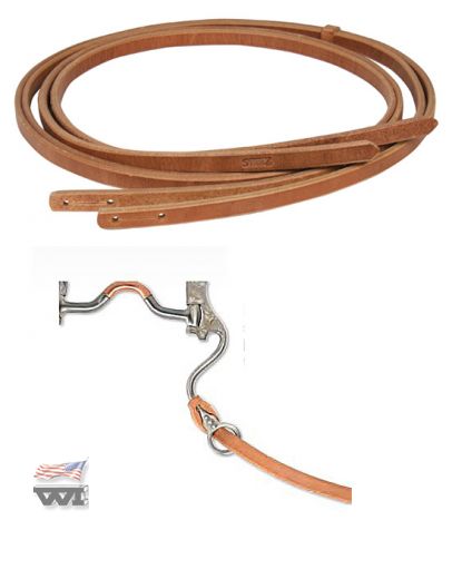NO-LOOP HARNESS REINS 5/8 x 8ft