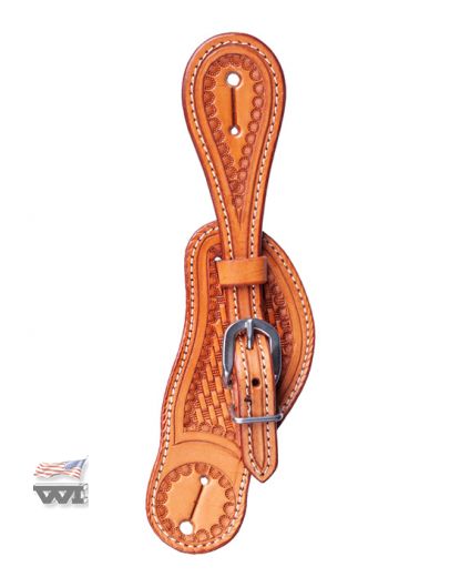 LADY´S SPURSTRAP , BASKET TOOLED           SPS-AK-540