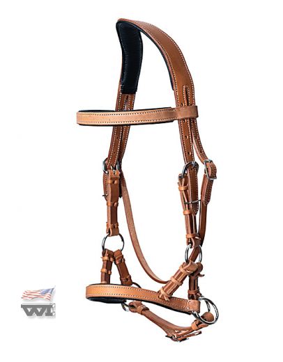 SIDEPULL, ANATOMICALLY SHAPED, HARNESS LEDER