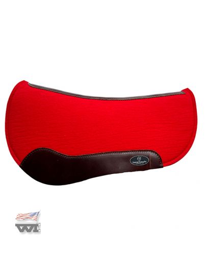 ROUNDSKIRT  FELTPAD , CRIMSON RED