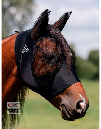 COMFORT FIT FLYMASK - BLACK