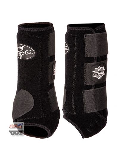 STRIKE BOOTS , BLACK
