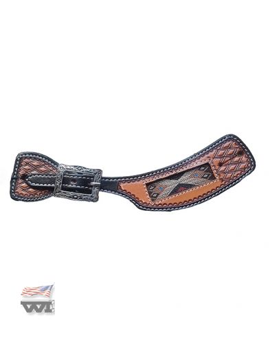 LADIE´S SPURSTRAP W./ HITCHED INLAY