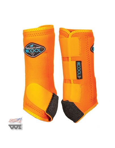 2X COOL FRONTBOOTS , ORANGE