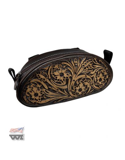 SANDED LEATHER POMMELBAG