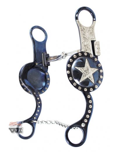 Star Bit Shank Snaffle