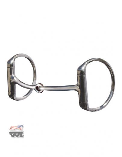 Offset D-Ring Premium Snaffle Bit