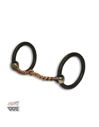 Bob Avila Copper Twist Ring Snaffle AVB-128