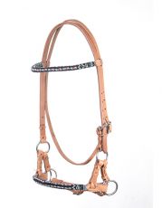 BEADED SIDEPULL, HARNESS,  SP-AJ-153-L
