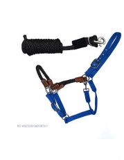 HYBRID ROPE HALTER ROYAL BLUE