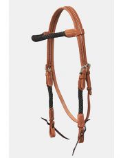 ROPE HEADSTALL ,BLACK