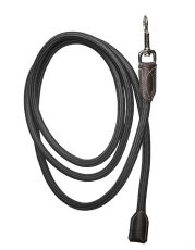 ANATOMICALLY SHAPED HALTER WITH LEAD, BLACK