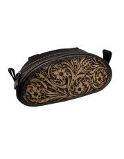 SANDED LEATHER POMMELBAG